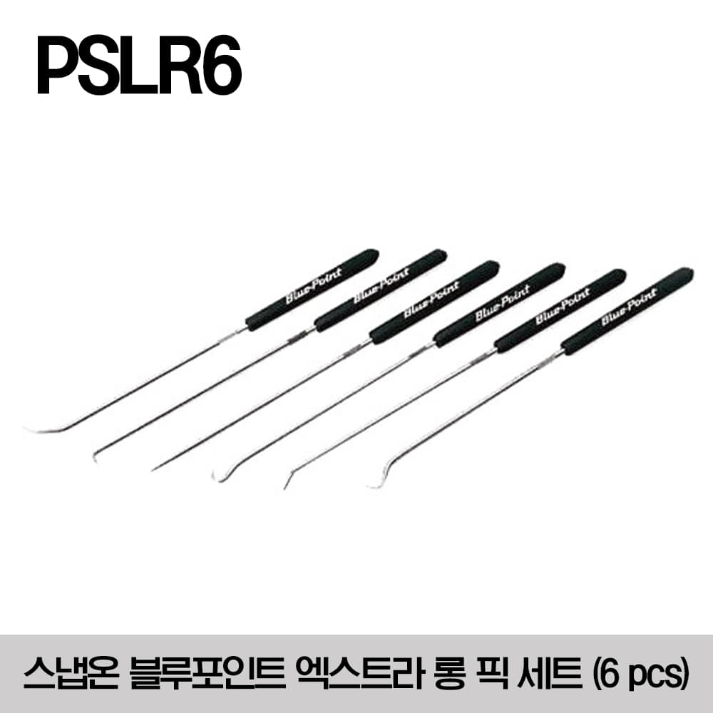 PSLR6 Extra-Long Pick Set (Blue-Point®) (6 pcs) 스냅온 블루포인트 엑스트라 롱 픽 세트 (6 pcs)