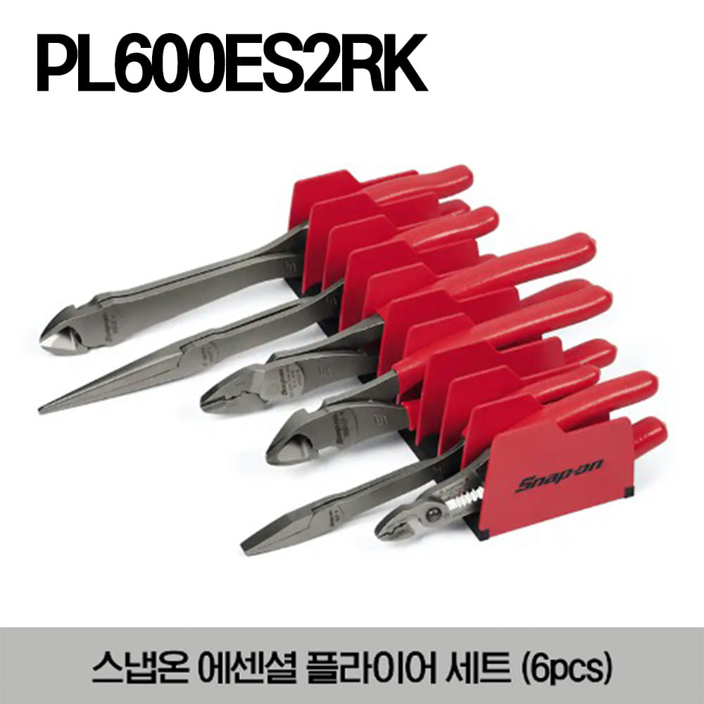 PL600ES2RK Essential Pliers Set, Red (6 pcs) 스냅온 에센셜 플라이어 세트 (6 pcs) 세트구성 - PWCS7ACF, 61CF, 388ACF, 29ACF, 312CF, 911ACF, KAPL10RD