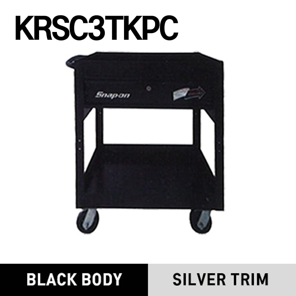 KRSC3TKPC Roll Cart (Black) 스냅온 툴박스 (롤카트) 블랙 / 옵션 별도 구매 : KRSC3K0300PC (중간 선반/트레이)