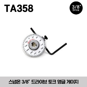 TA358 3/8&quot; Square Drive Torque Angle Gauge 스냅온 3/8&quot; 드라이브 토크 앵글 게이지