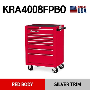 KRA4008FPBO 26&quot; Eight-Drawer Single Bank Heritage Series Roll Cab (Red) 스냅온 헤리티지 시리즈 26인치 8서랍 툴박스 (레드)