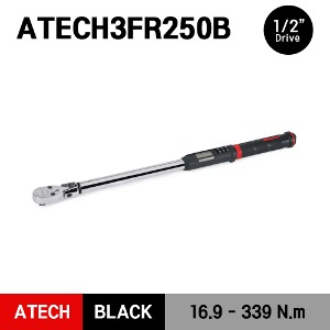ATECH3FR250B 1/2&quot; Drive TechAngle® Flex-Head Torque Wrench (16.9 - 339 Nm) (12.5–250 ft-lb) 스냅온 1/2&quot; 드라이브 디지털 토크렌치 토르크렌치