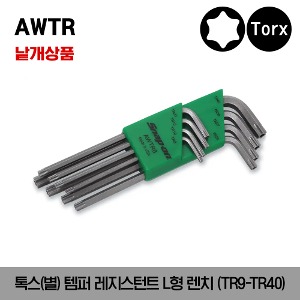 AWTR TORX® Tamper-Resistant L-Shaped Wrench(Gray) 스냅온 톡스(별) 템퍼 레지스턴트 L형 렌치(TR9-TR40)/AWTR8-1, AWTR8-2, AWTR8-3, AWTR8-4, AWTR8-5, AWTR8-6, AWTR8-7, AWTR8-8