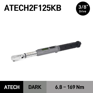 ATECH2F125KB 3/8&quot; Drive TechAngle® Flex-Head Torque Wrench (5-125 ft-lb) (6.8-169 Nm) 스냅온 3/8&quot; 드라이브 뉴 컬러 디지털 앵글 토크렌치 토르크렌치 다크 티타늄