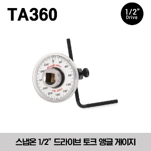 TA360 1/2&quot; Square Drive Torque Angle Gauge 스냅온 1/2&quot; 드라이브 토크 앵글 게이지