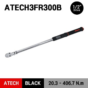 ATECH3FR300B 1/2&quot; Drive TechAngle® Electronic Torque Wrench (15-300 ft-lb) (20.3-406.7 Nm) 스냅온 1/2&quot; 드라이브 디지털 토크렌치 토르크렌치