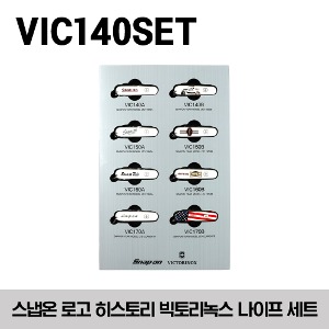 VIC140SET SNAP-ON Logo History VICTORINOX Knife FoamSet (8pcs) 스냅온 로고 히스토리 빅토리녹스 나이프 폼 세트 (8pcs)