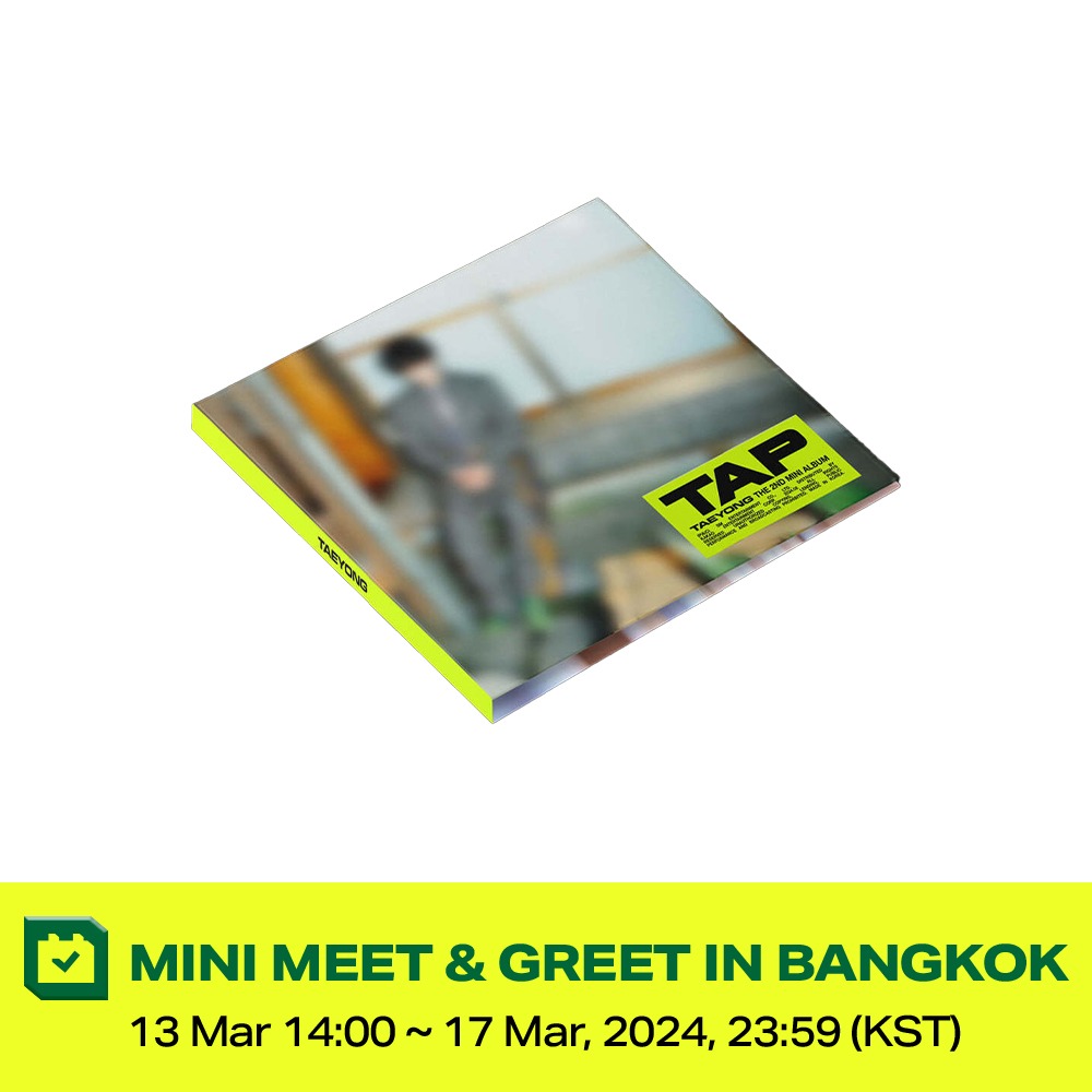 [BANGKOK MEET&amp;GREET EVENT] TAEYONG - 2nd Mini Album [TAP] (Digipack Ver.)