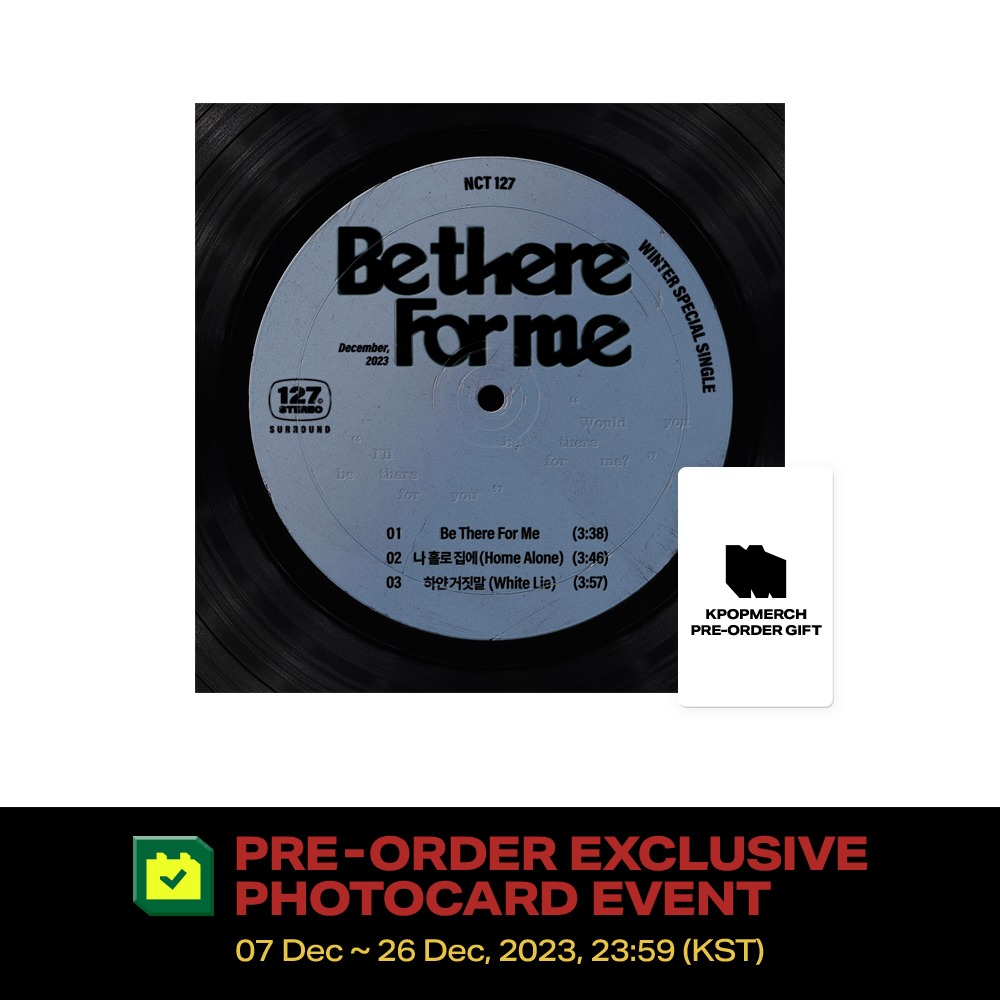 [예판 특전 EVENT] NCT 127 - Winter Special Single [Be There For Me] (127 STEREO Ver.)