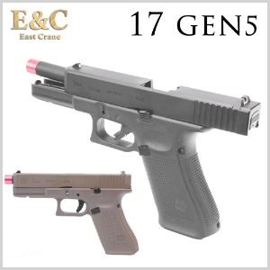 [E&amp;C] G17 Gen5 가스 글록 GBB 핸드건(권총)