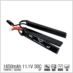 [RC카/드론용 배터리]1450mAh 11.1V 30C (3P) (Deans,Tamiya)