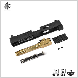 Flower Industries MKII Complete Upper Slide Set[Aluminum] for VFC Glock19 Gen4 메탈 슬라이드