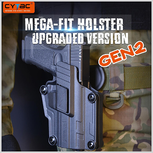 [CYTAC] Mega-Fit Holster GEN2 메가핏 젠2 범용 핸드건 홀스터