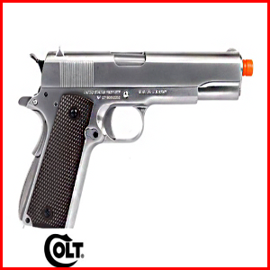 WE 신형 GEN2 실버 크롬 칼라 M1911A1 가스 핸드건