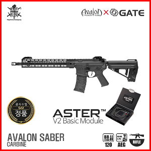 예약상품 [2024] VFC AVALON SABER CARBINE X GATE ASTER V2 AEG BK 전동건