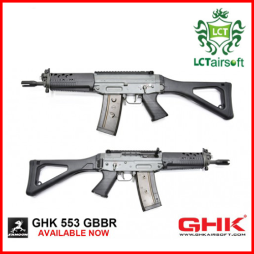 LCT GHK SIG553 GBBR 가스 블로우백 소총 3점사