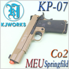 [KJW] MEU Springfield / KP-07 Co2 - 가스 핸드건(권총) (TAN)