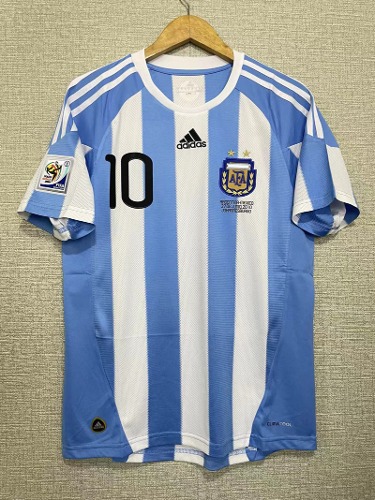 2010 아르헨티나 홈 유니폼 상의 vs 멕시코