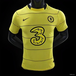 21-22 첼시 Player Version Retro  Away Yellow Jersey 마킹 포함 무료 배송