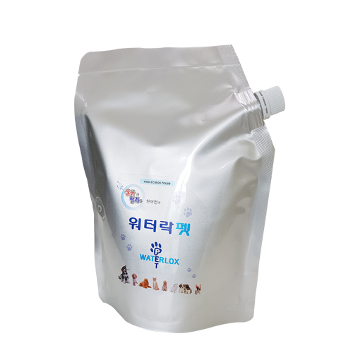 워터락펫 세균잡는 반려동물용 살균탈취제 리필백 500ml