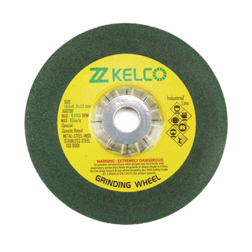 KELCO-OS7 연마석 옵셋 7인치 그라인더날 그린석 10개