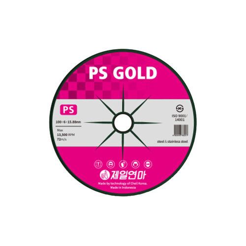 제일연마 CHEIL-13 옵셋 PS GOLD 4인치 6T 10개 1세트