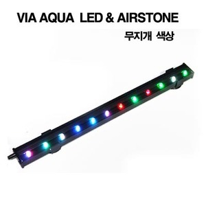 LED &amp; 에어스톤 6&quot; 인치 무지개 색상