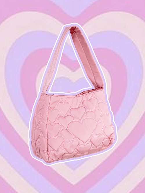 heart power padding bag (3color)