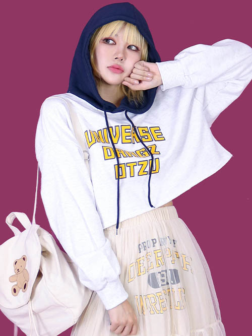 univers crop hood (3color)