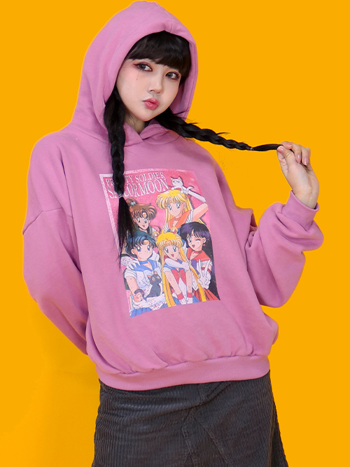 sailor cartoon hood (기모/2color)