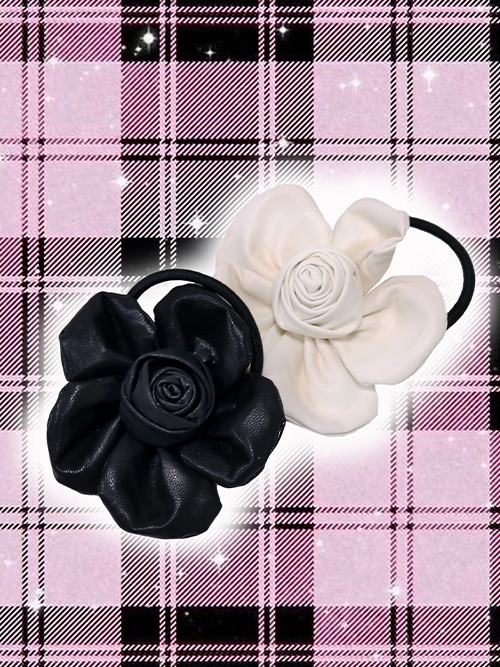 leather rose hair point (2color)