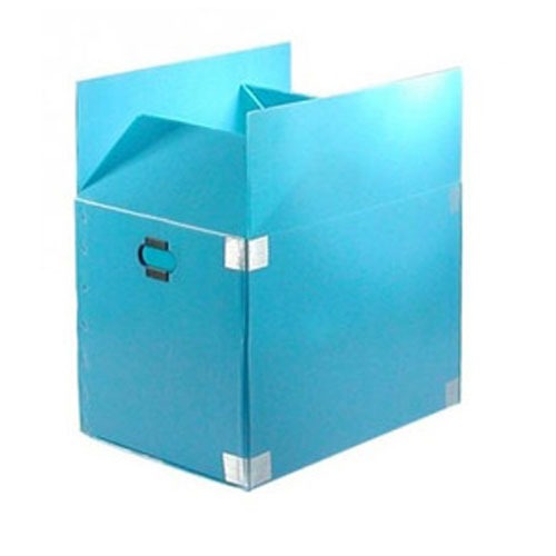 DI 단프라박스A형 의류박스 900X500X400  5개가격 이사짐박스 파란박스 접이식플라스틱박스
