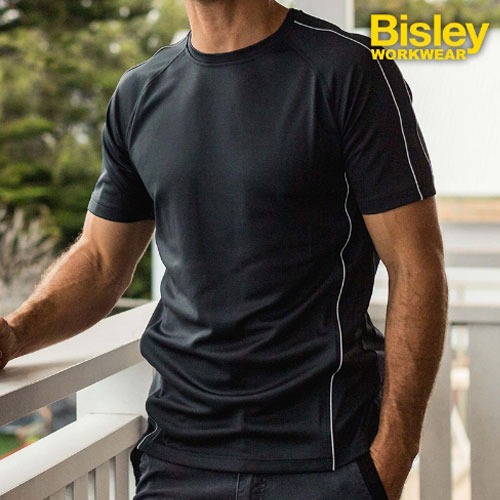 비즐리 남성 반팔티 bisley BK1426 쿨 메쉬 티셔츠