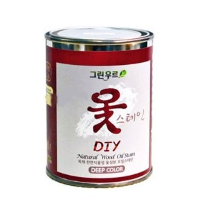 금강 옻스테인DIY 350ml 민트 옻칠 천연도료 천연페인트 실내목재용 목재용도료 목재용페인트 항균도료 항균페인트 천연오일스텐인 오일스테인 한옥보수 전원주택 팬션보수