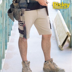 비즐리 워크웨어 남성 반바지 작업복 bisley BSHC1332 카고 팬츠