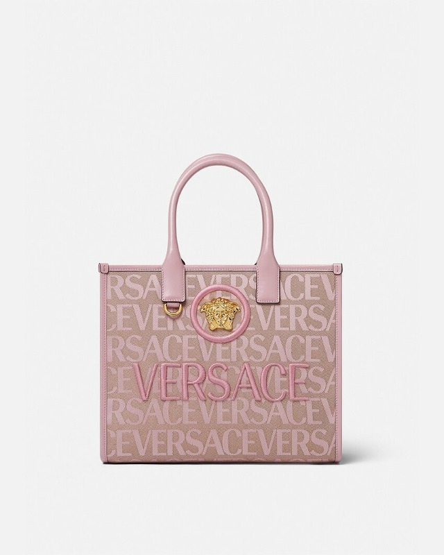 베르사체  VERSACE ALLOVER 스몰 토트백  1005861-1A08199_DTU_UNICA_2N77V__