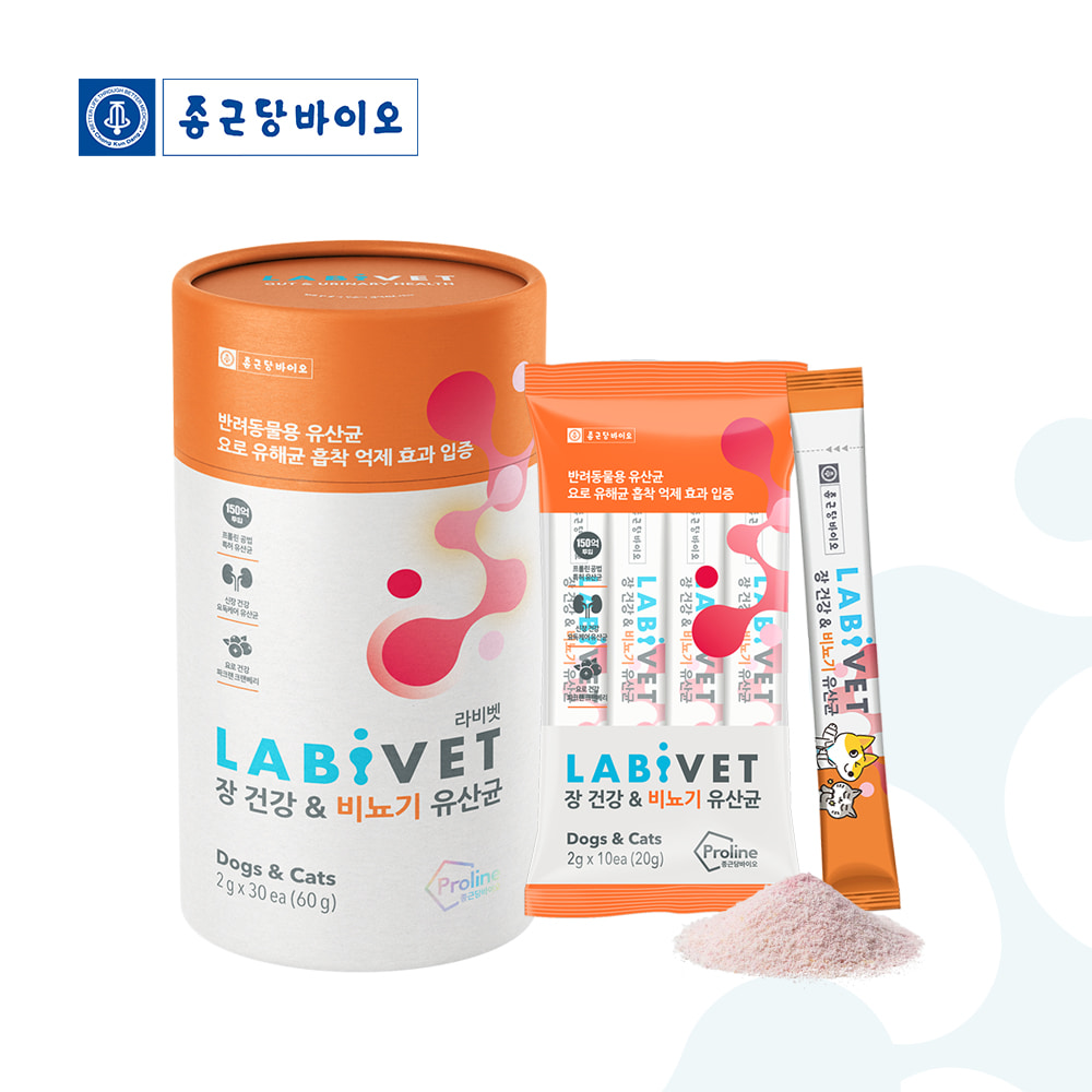 라비벳 장 건강&amp;비뇨기 유산균60g(2gx30포)