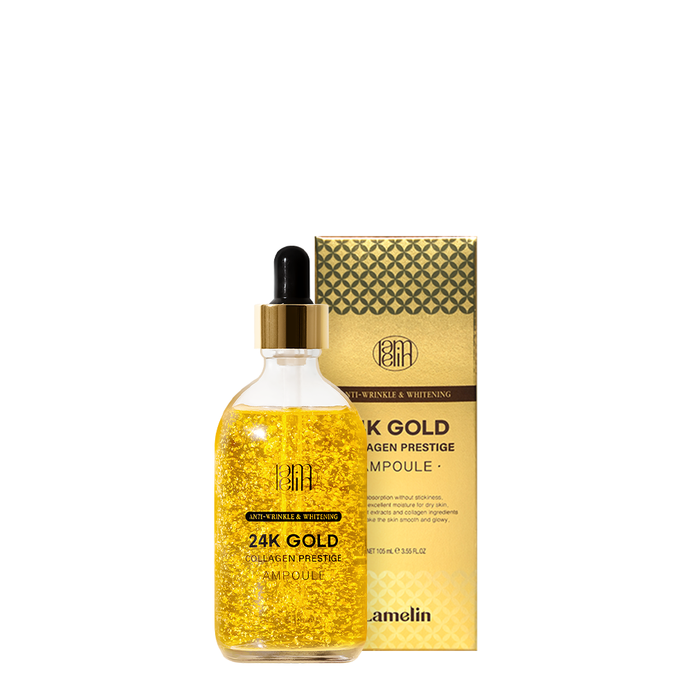 24K Gold Collagen Prestige Ampoule - LAMELIN