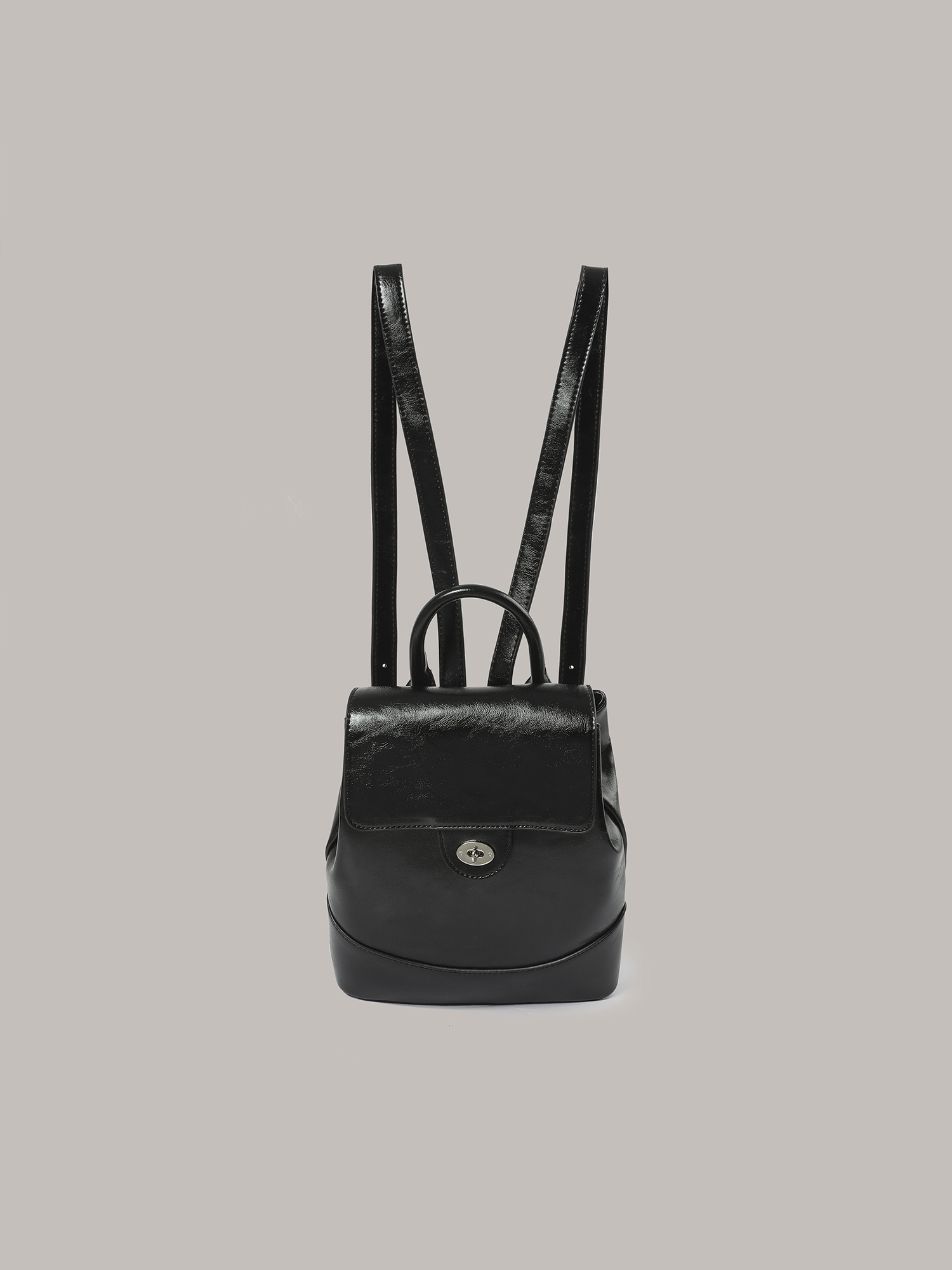 [리퍼브] Sally Mini Backpack - Black