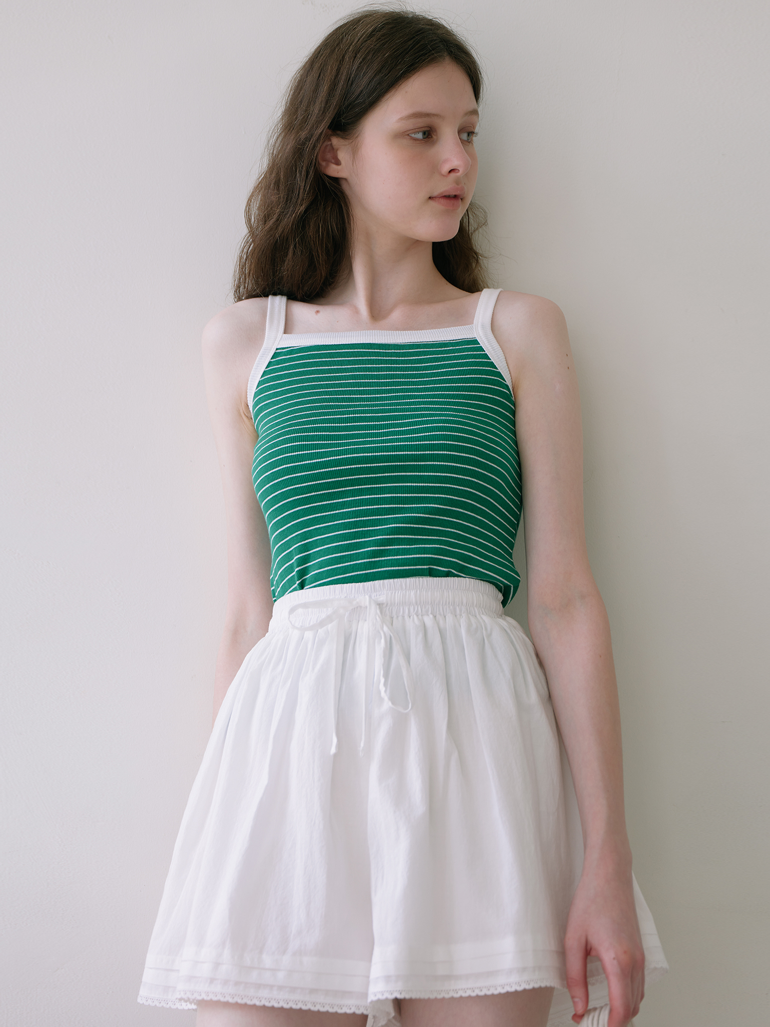 Stripe Square Sleeveless - Green