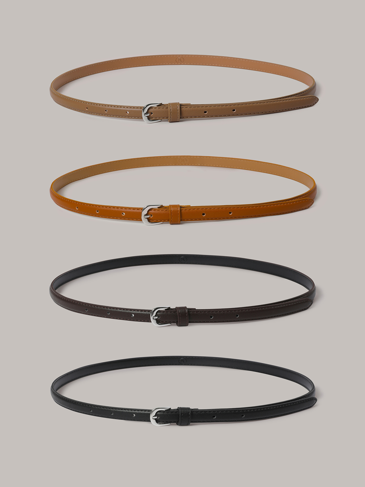 15mm Slim minimal Belt - 4 Color