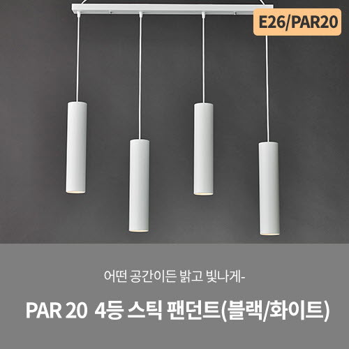 PAR 20 4등 스틱 팬던트