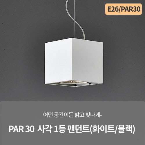 PAR30 사각 1등 팬던트