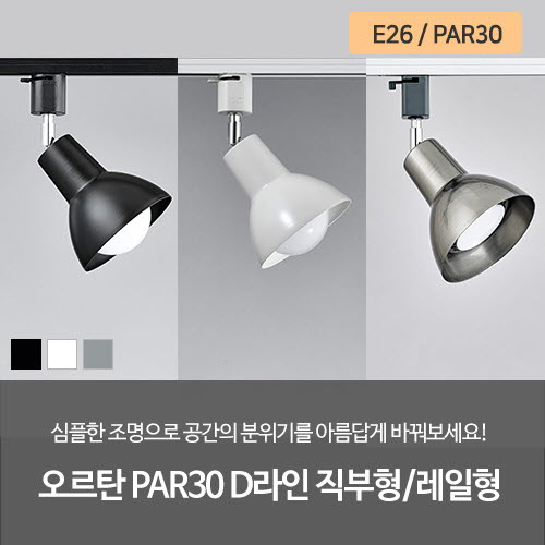 오르탄 PAR30 D라인 직부용/레일용