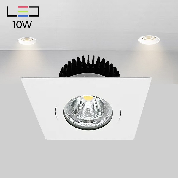[LED10W] 리브라 사각 다운라이트 (타공70~85mm)
