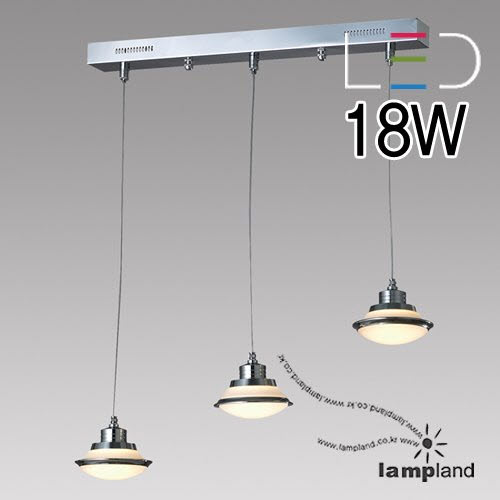 [LED 18W]아폴로3등 펜던트(라인형)