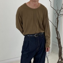 [당일출고 1+1] Basic u neck long sleeves(3color)