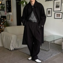 [Unisex] Raglan two pocket wool coat(2color)