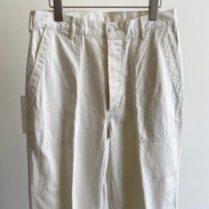 Kaptain Sunshine Baker Denim Pants White