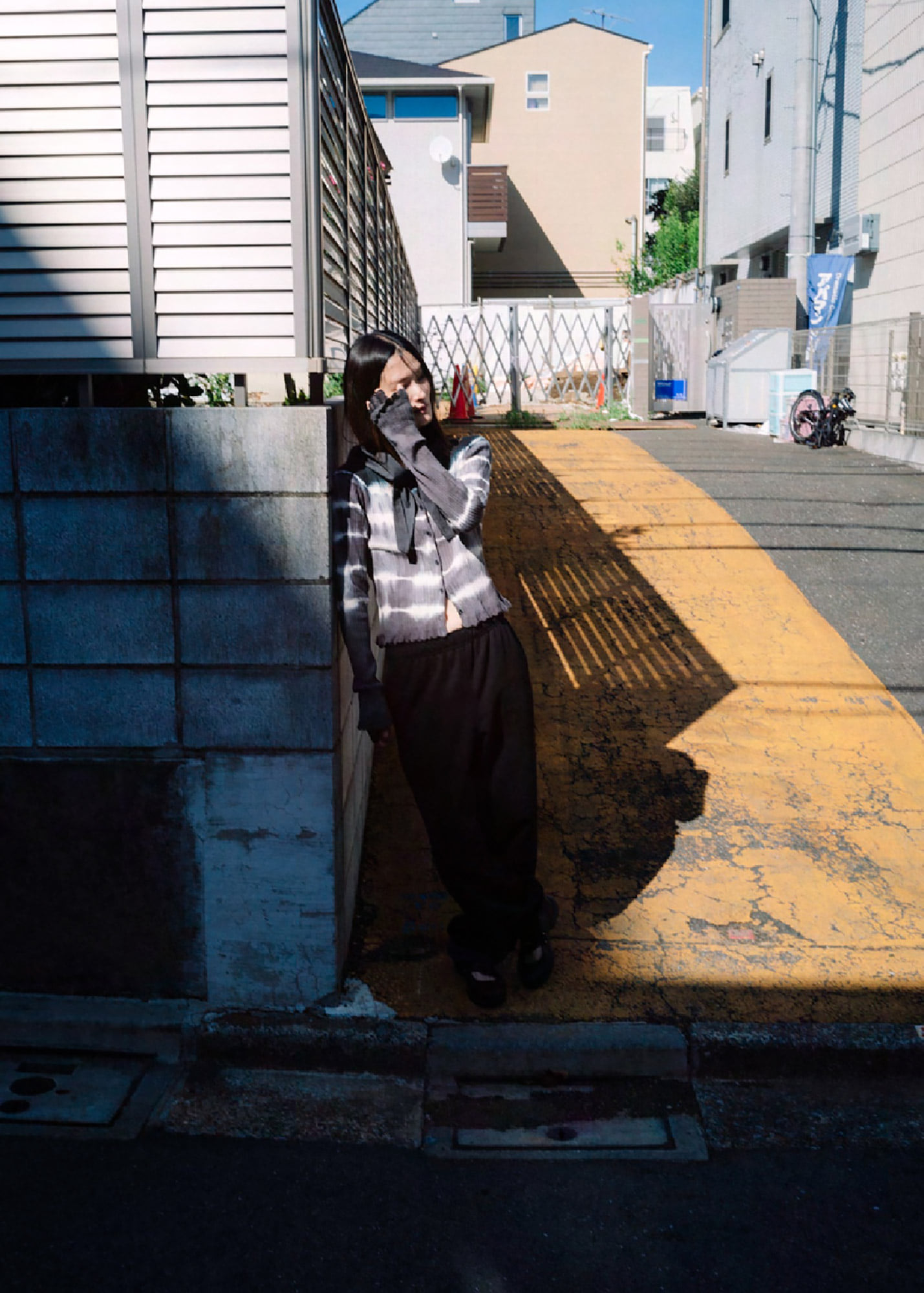 トップス DIP-DYE RIB KNIT CARDIGAN PERVERZE SHOP LCDC